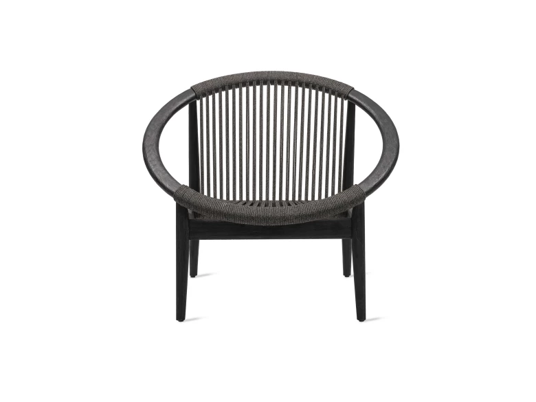 Fauteuil Frida noir-noir