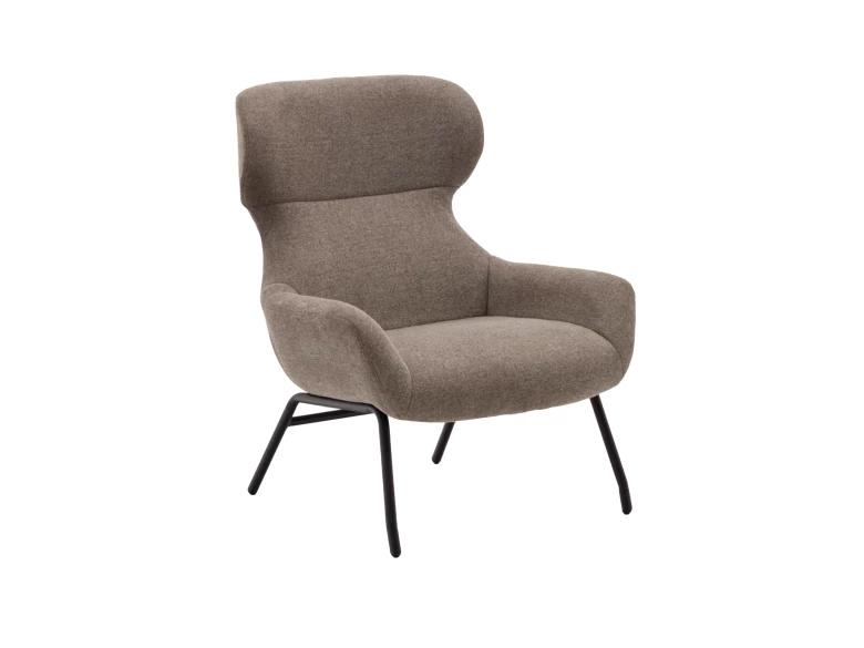 Fauteuil Belina marron clair